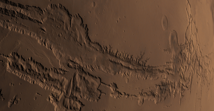Los Valles Marineris de Marte