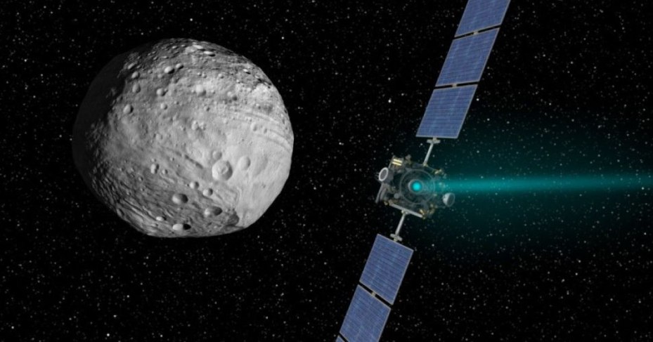 Misión Dawn a Vesta y Ceres en el cinturón de asteroides