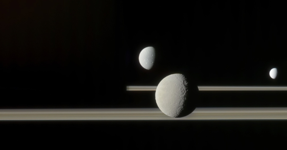 Los satélites de Saturno